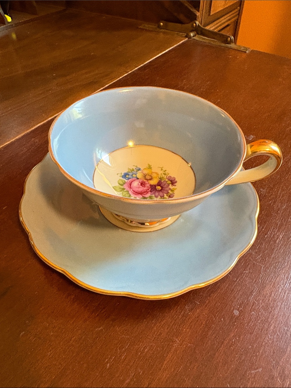 Teacup and saucer made in Germany